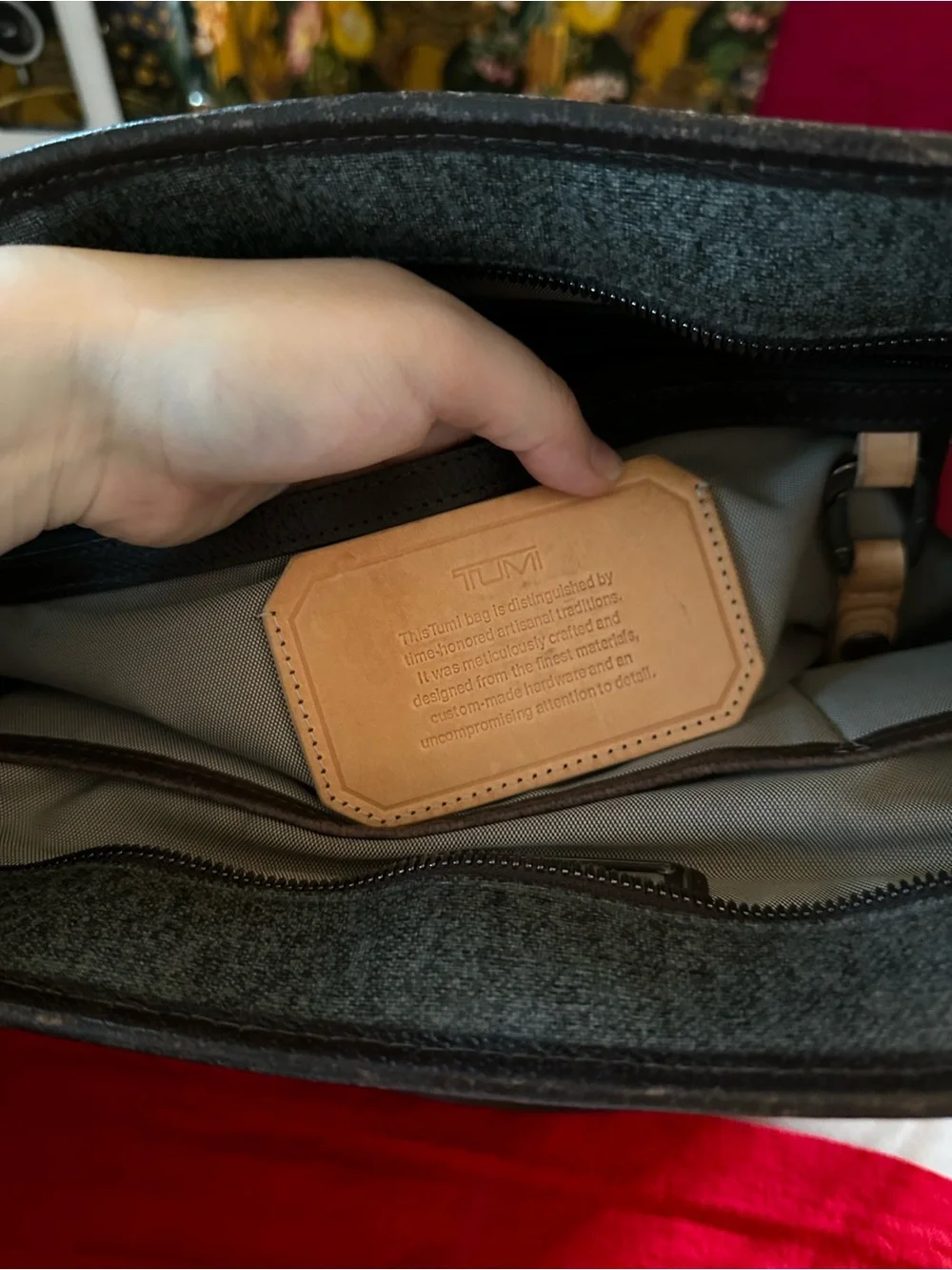 Tumi Astor Avery Brief Tote Crossbody Laptop Work Bag